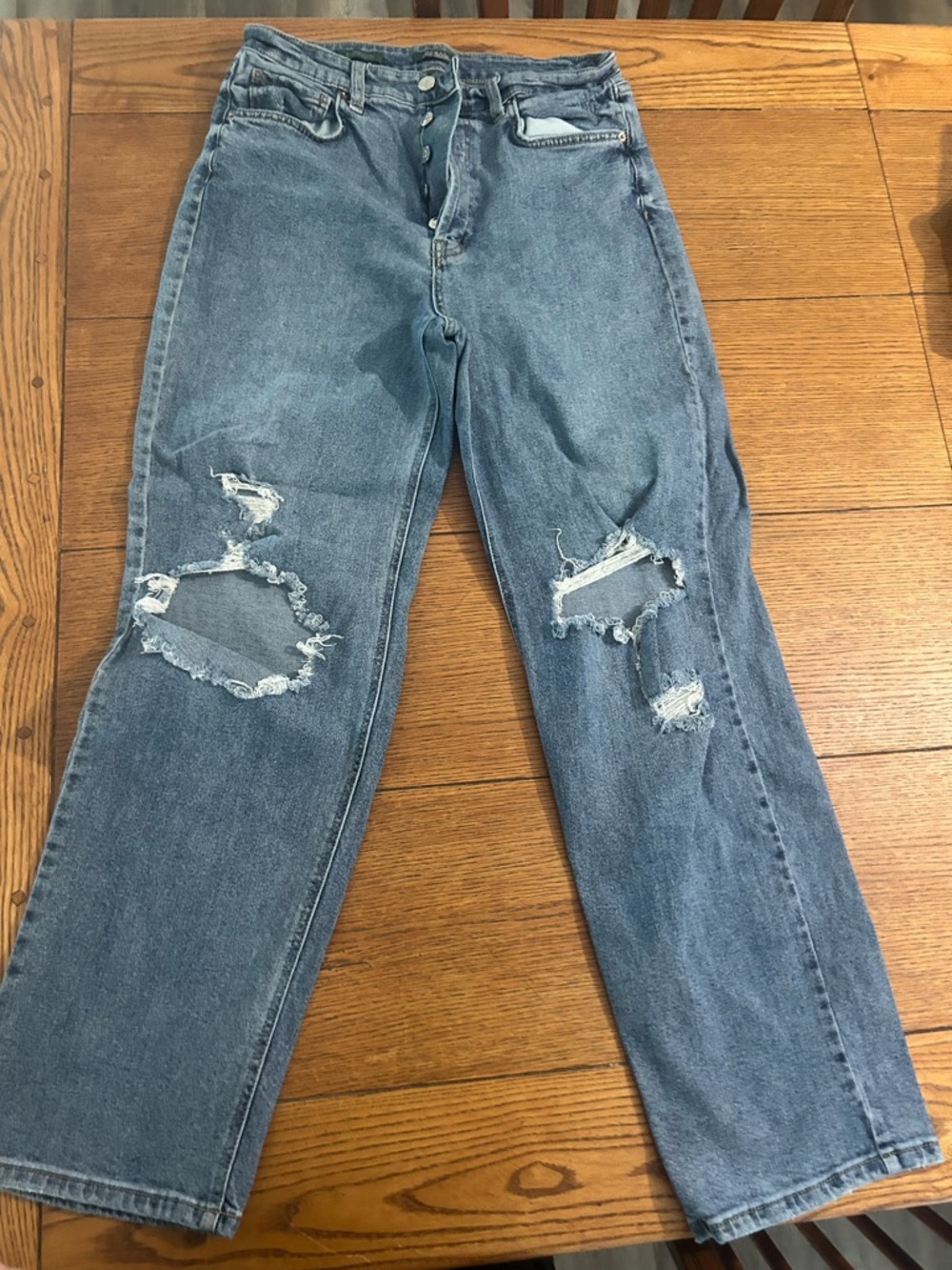 wild fable Light Blue Denim Jeans - Button Detail